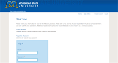 Desktop Screenshot of admission.moreheadstate.edu